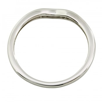 Platinum Diamond Wedding Ring size O